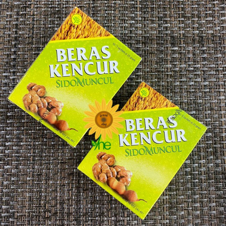 SidoMuncul Beras Kencur 5 Sachets X 25gram Lazada Singapore