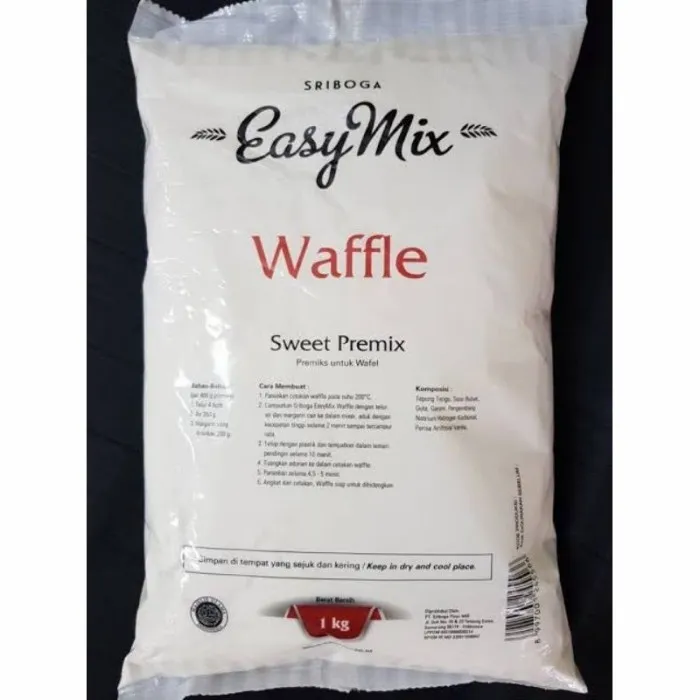 Tepung Premix SRIBOGA EASYMIX WAFFLE 1kg Lazada Indonesia