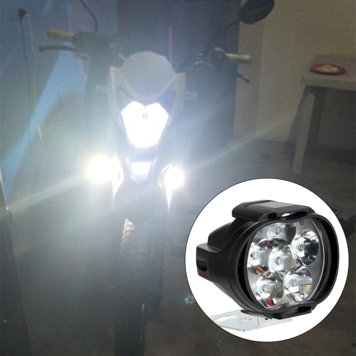 Motorcycle Headlight Fog Scooter Led Spotlights Moto Atv V K