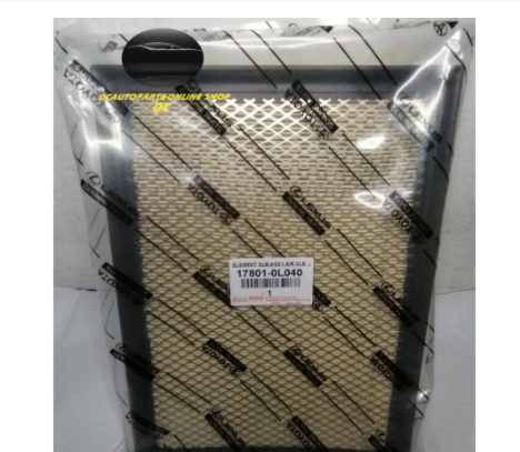 AIR FILTER TOYOTA HILUX REVO INNOVA TGN140 FORTUNER 17801 OL040 Lazada