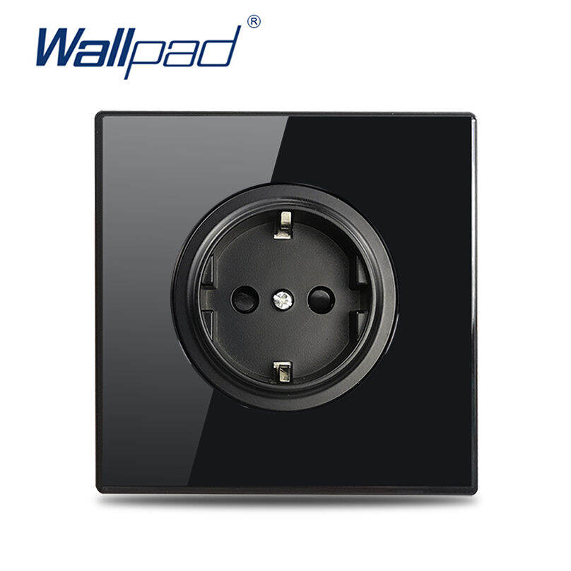 Wallpad 1 2 3 4 Gang Wall Light Switch Chrome Toggle Button Switches 1