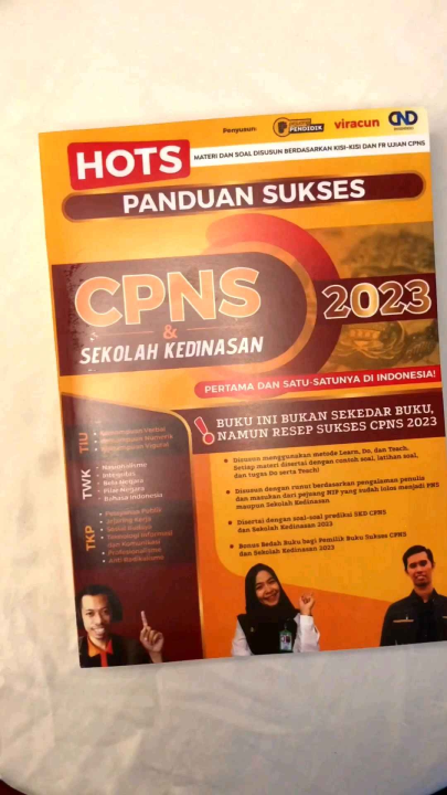 Buku SUKSES CPNS DAN SEKOLAH KEDINASAN 2023 Modul Resmi Taktis Cpns