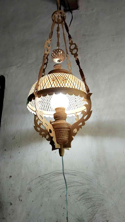 Maktabah Lampu Kastrol Lampu Bambu Lampu Antik Lazada Indonesia