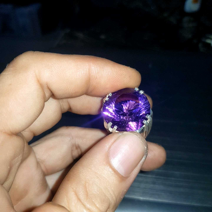 Batu Natural Amethyst Kecubung Ungu Kalimantan Lazada Indonesia