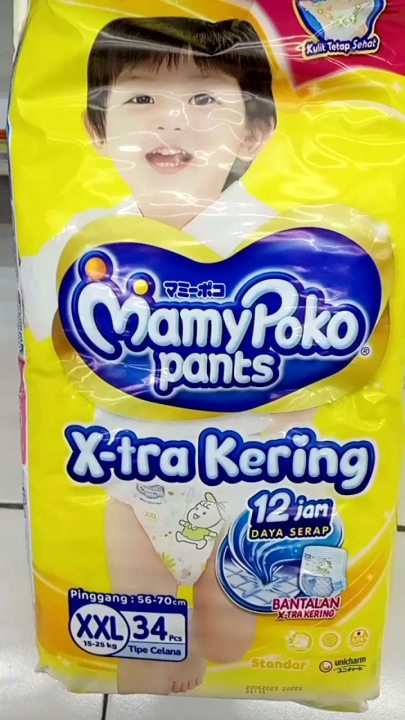 Mamypoko Pants Xtra Kering Xxl Standar Lazada Indonesia