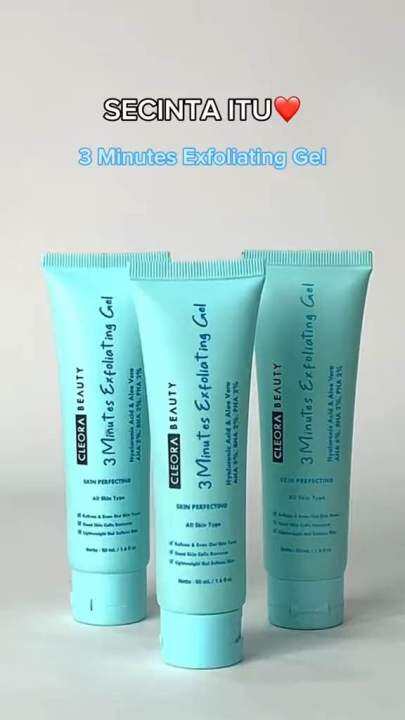 Langsung Gojek Big Size Cleora Minutes Exfoliating Gel Ml Beauty