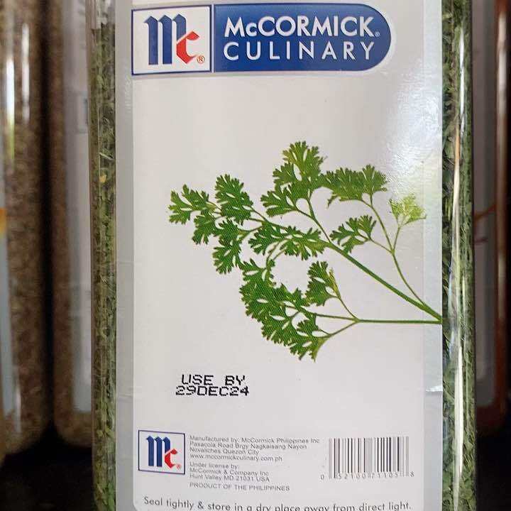 McCormick Parsley Leaves Flakes 80g Lazada PH