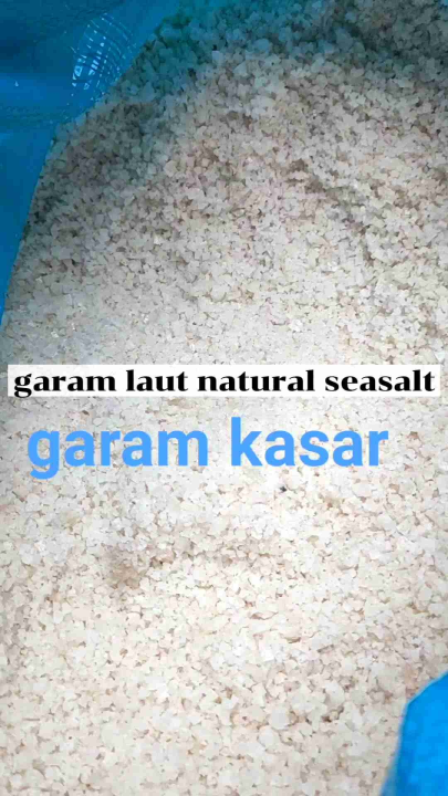 Garam Kasar Garam Krosok Garam Kristal Garam Laut Natural Sea Salt