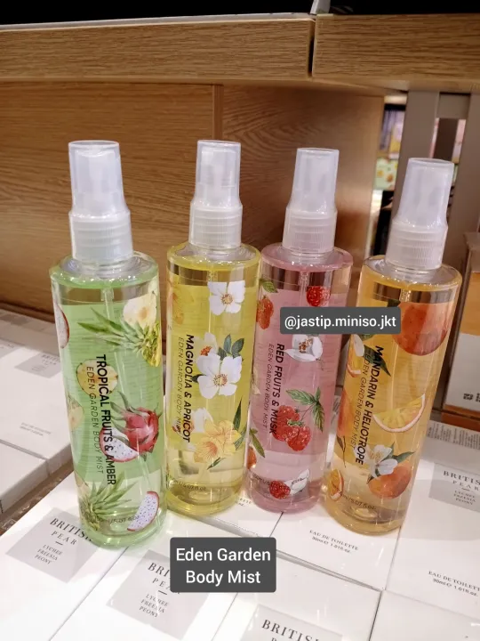 MINISO EDEN GARDEN Body Mist 150ml Lazada Indonesia