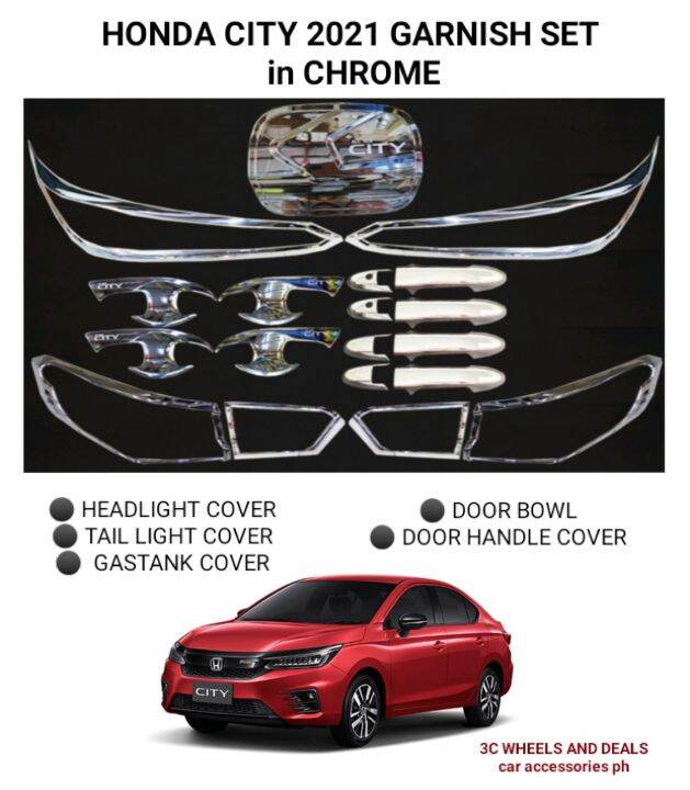 HONDA CITY GARNISH SET IN CHROME With SMART KEY Lazada PH