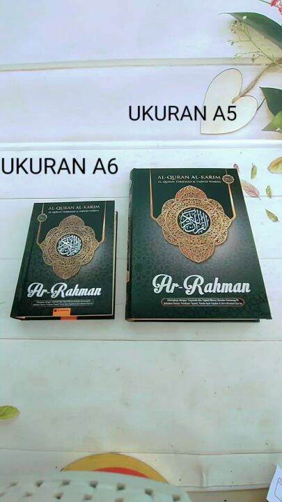 Al Quran Ar Rahman Terjemahan Dan Tajwid Warna Ukuran A Kertas Qpp