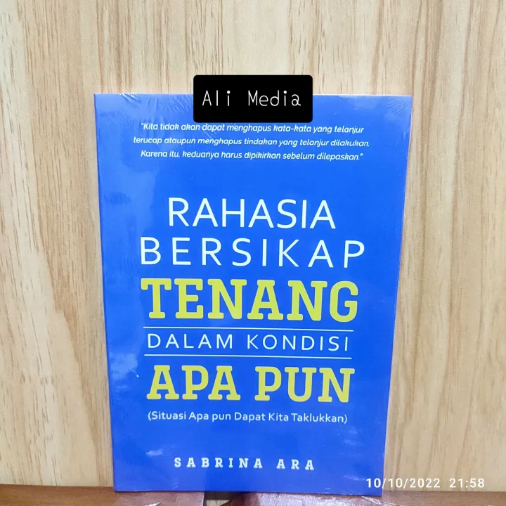 Buku Rahasia Bersikap Tenang Dalam Kondisi Apapun Sabrina Ara