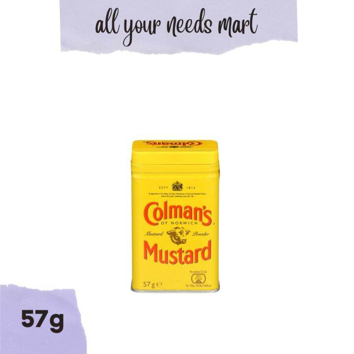 Colman S Mustard Powder G Lazada Ph