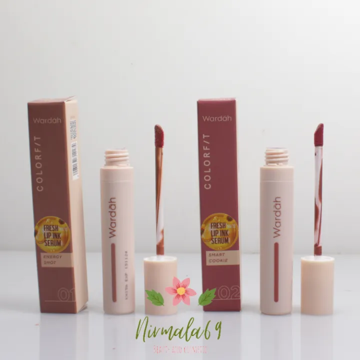 Wardah Colorfit Fresh Lip Ink Serum 4gr Gincu Bibir Perona Bibir