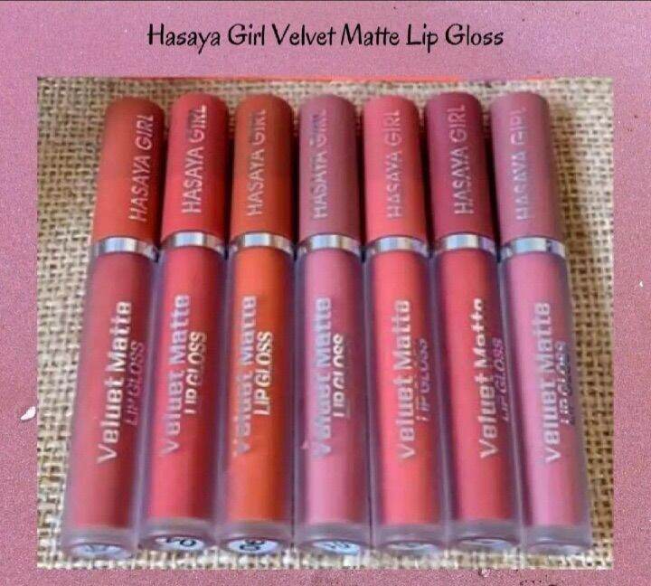 Pcs Warna Berbeda Hasaya Girl Velvet Matte Lipgloss Lazada