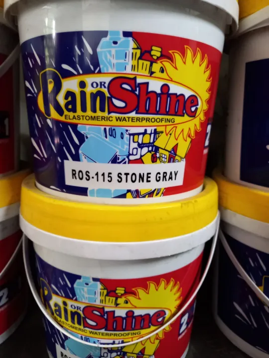 Rain Or Shine Elastomeric Water Proofing Stone Gray L Lazada Ph