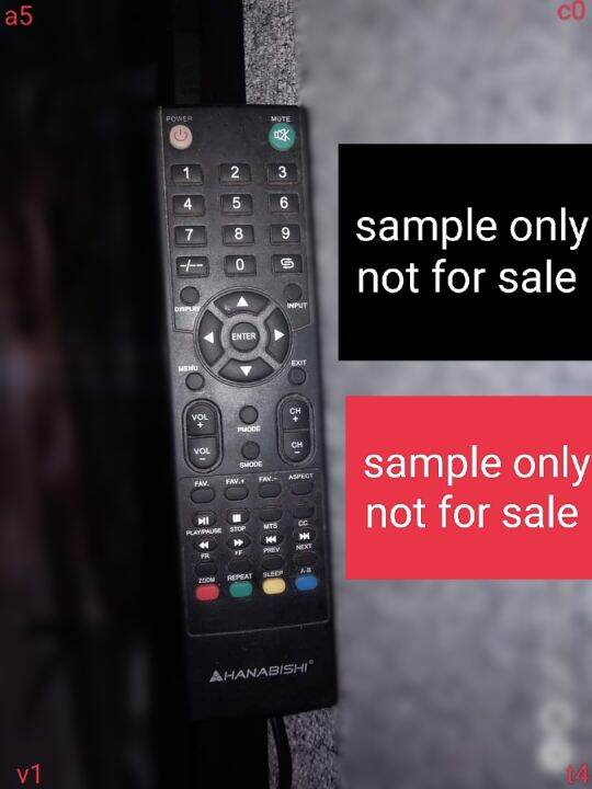 Hanabishi Led Tv Remote Universal 100 Na Gagana Sa Tv Mo Lazada PH