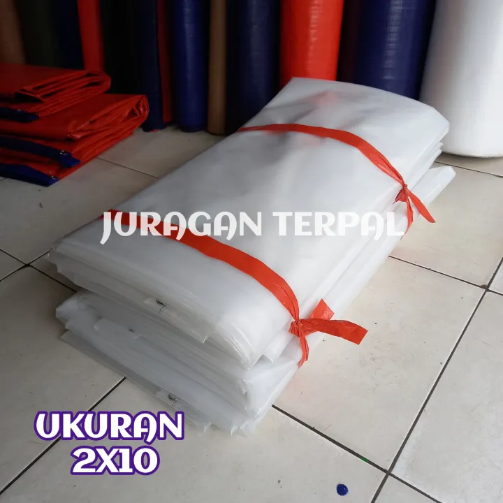 Terpal Plastik Bening Transparan Ukuran 2x10 Lazada Indonesia