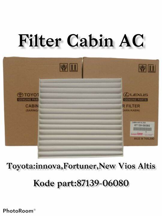 Filter Ac Saringan Ac Udara Cabin Toyota Innova Fortuner New Vios Altis