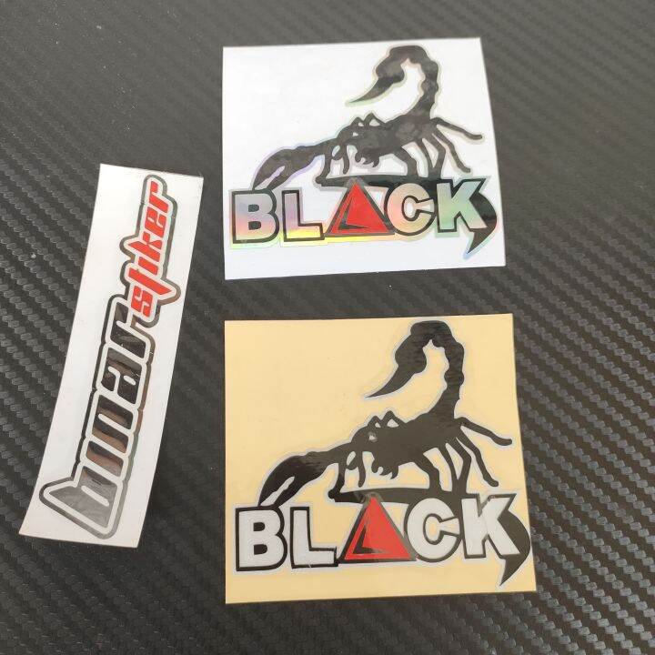 STIKER CUTTING BLACK SCORPION Lazada Indonesia