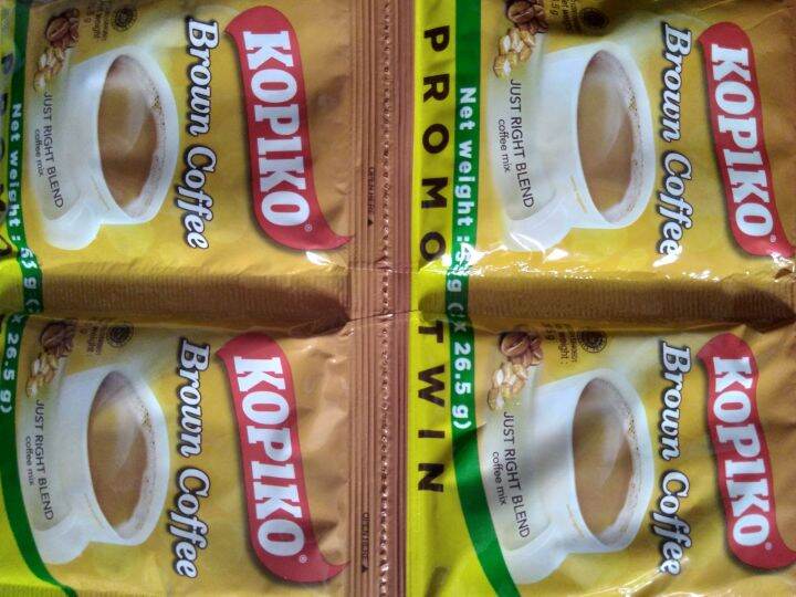 Kopiko Brown Twins Pack Sachet Pcs Lazada Ph