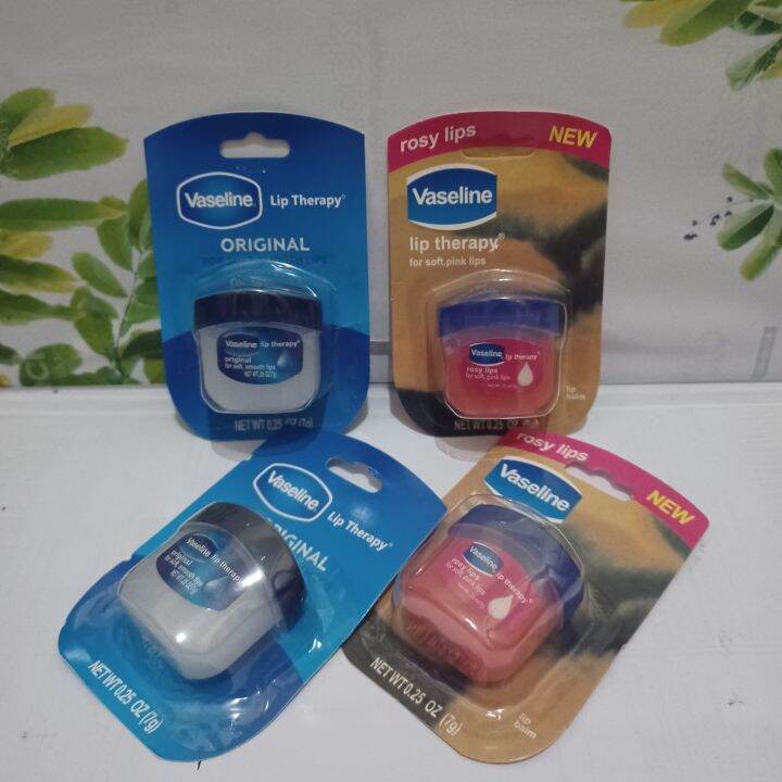 VASELINE LIP THERAPY 7 Gr LIP BALM VASELINE PELEMBAB BIBIR Lazada