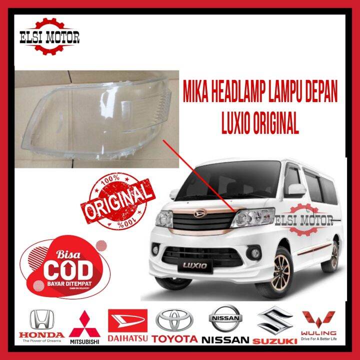 Mika Kaca Lampu Depan Daihatsu Luxio Original Mika Headlamp Luxio Harga