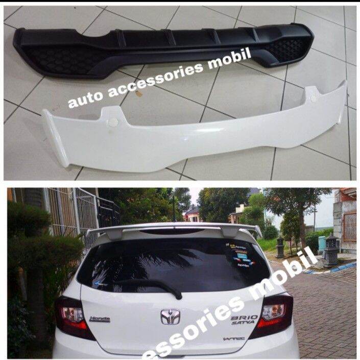 Spoiler Mugen Diffuser Honda All New Brio Paketan