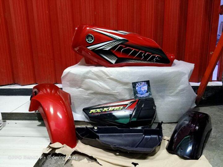 Body Tangki Rx King Fullset Merah Bonus Paking Kayu Lazada Indonesia