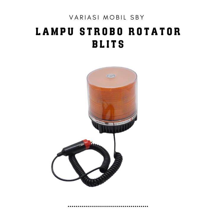 Lampu Rotari Rotary Led Blitz Kuning Untuk Mobil 12 Volt Truk 24