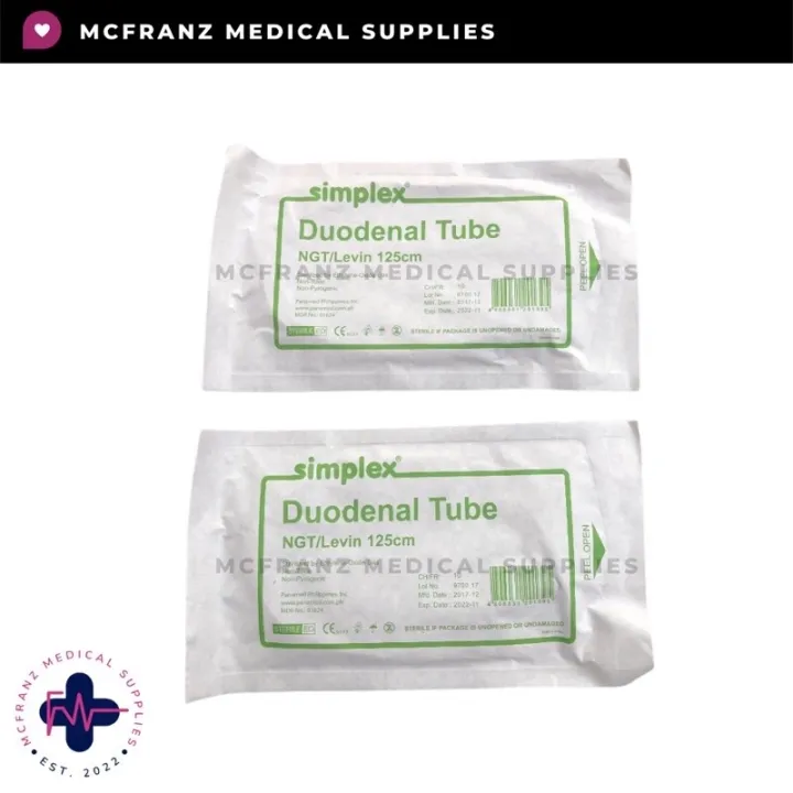 Duodenal Tube Ngt Brands Simplex Partners Sold Per Piece Fr