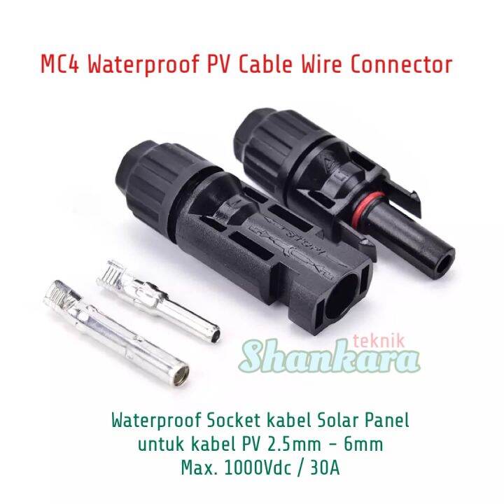 Mc Waterproof Socket Connector Soket Terminal Konektor Sambung Kabel