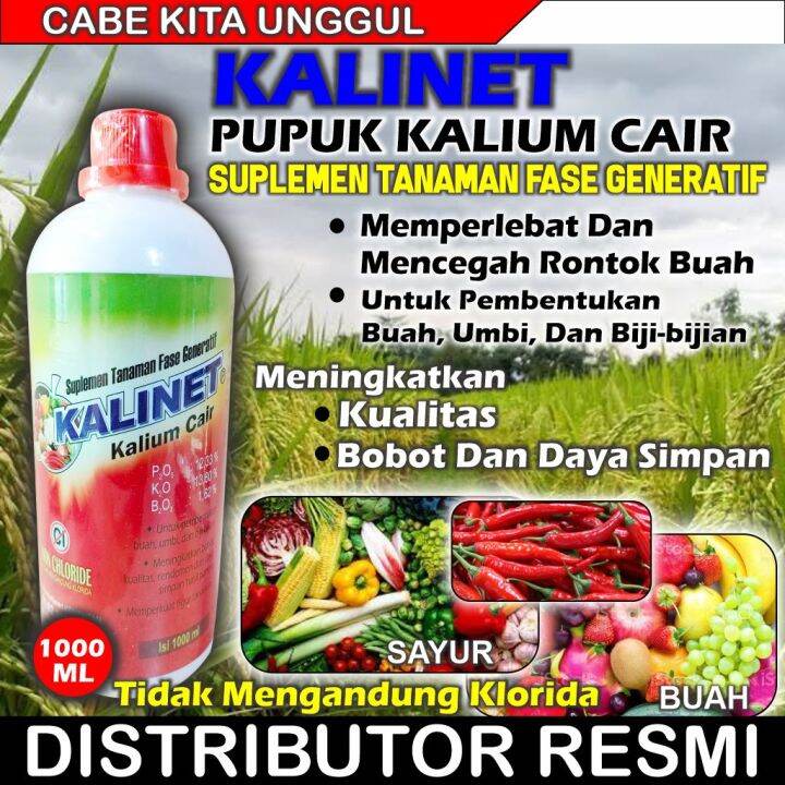 Pupuk Kalinet Kalium Cair Liter Lazada Indonesia