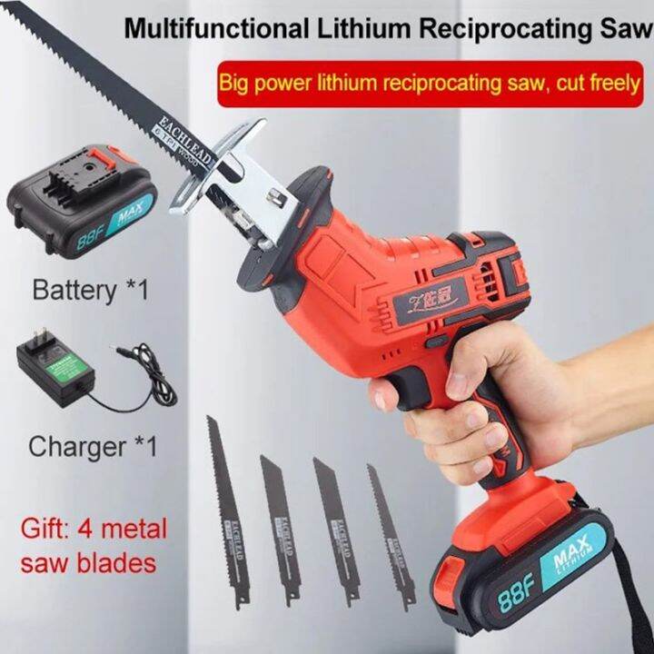 Mesin Reciprocating Saw Cordless Chainsaw Mesin Gergaji Besi Kayu