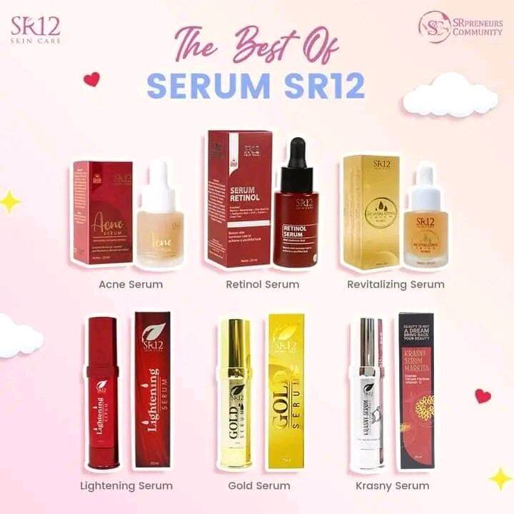 All Varian Serum Sr12 Acne Serum Revitalizing Serum Retinol Serum