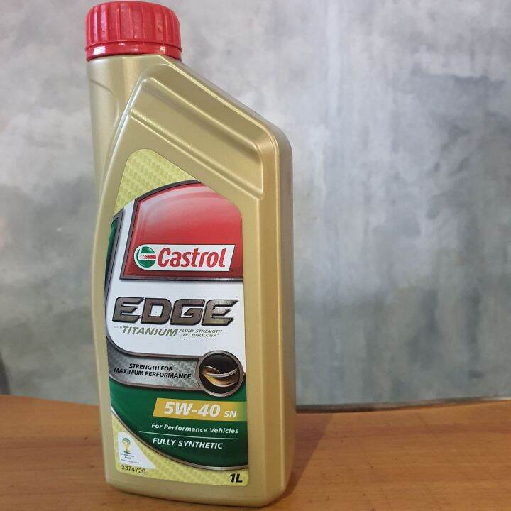 Oli Mobil Castrol Edge Titanium Sae W Api Sn Kemasan Lama Liter