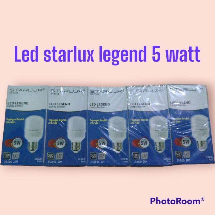 Lampu Led Starlux Legend 5 W 10 W Sampai 40 Watt Putih Terang Lazada