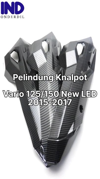 Cover Tutup Tameng Pelindung Knalpot Kenalpot Vario 150 Vario 125 LED