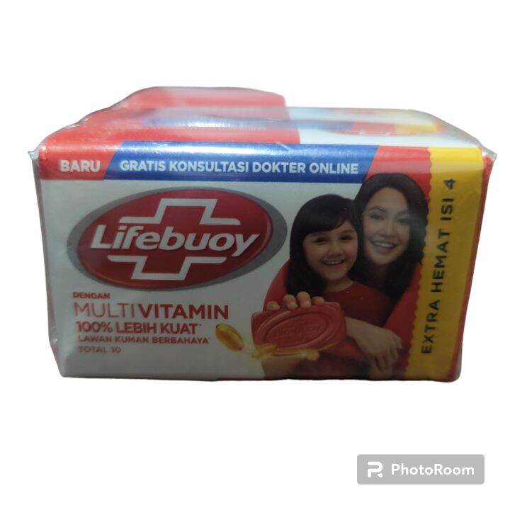 LIFEBUOY SABUN BATANG TOTAL 10 ISI 4x100gr Lazada Indonesia