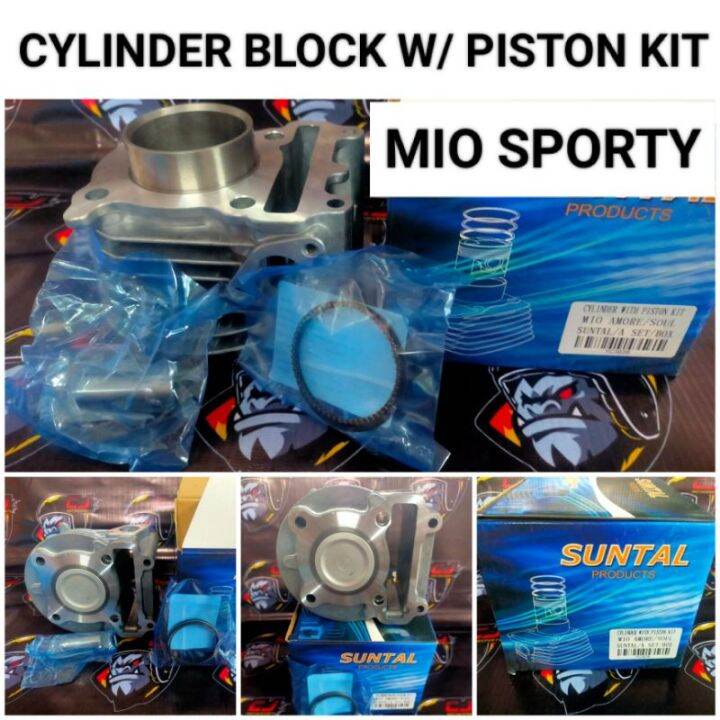 MIO SPORTY CYLINDER BLOCK WITH PISTON KIT SUNTAL Lazada PH