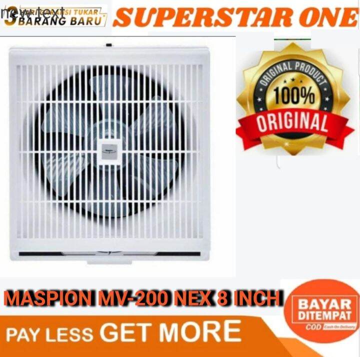 Maspion Wall Exhaust Fan Dinding 8 Inch MV 200NEX MV 200 NEX Lazada