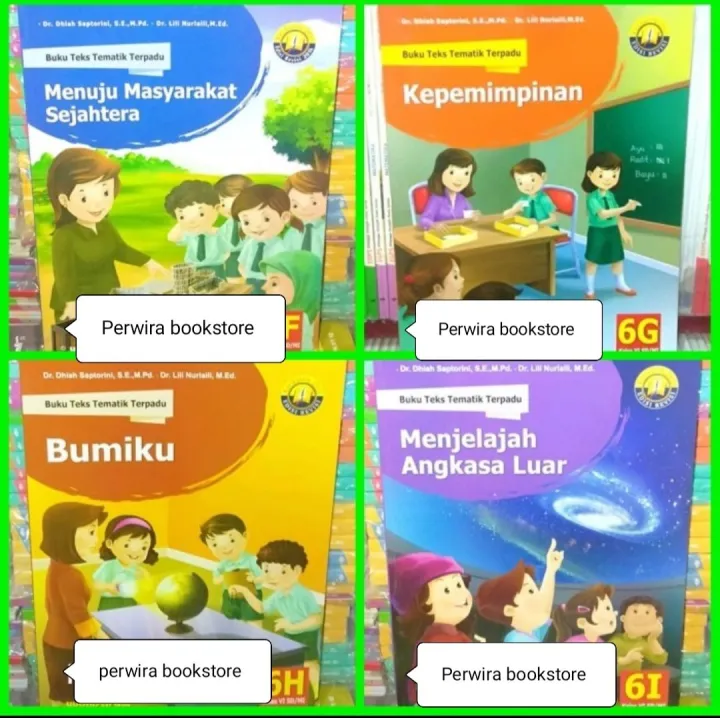 Paket Buku Tematik Terpadu Sd 6f 6g 6h 6 I K13n Tematik Kelas 6