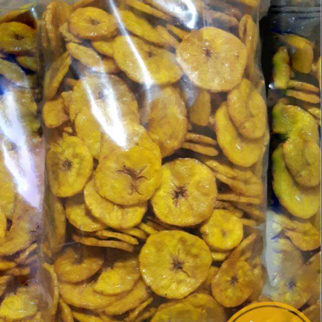 Kg Keripik Pisang Bulat Manis Camilan Murah Makanan Rumah