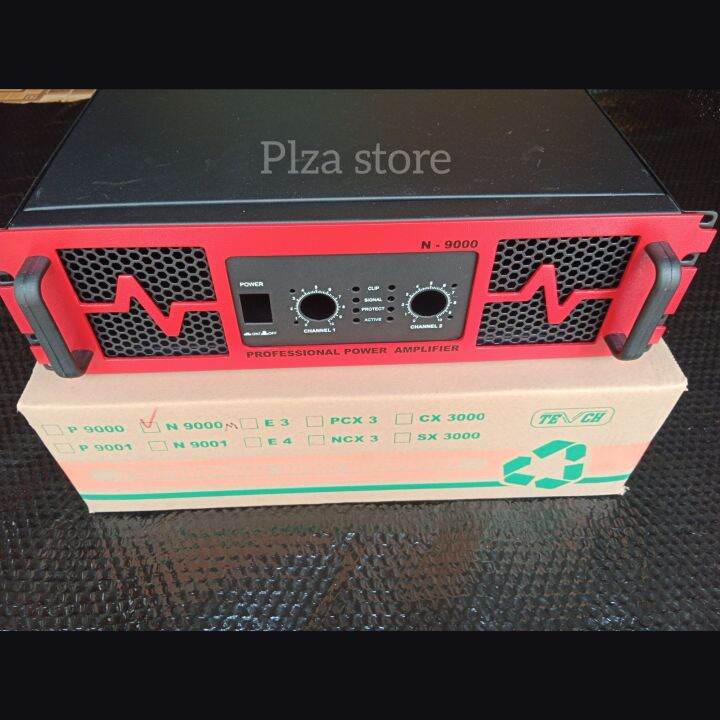 Bok Power Amplifier Tipe N9000 Warna Merah Box Power N9000 2 Chanel Bok