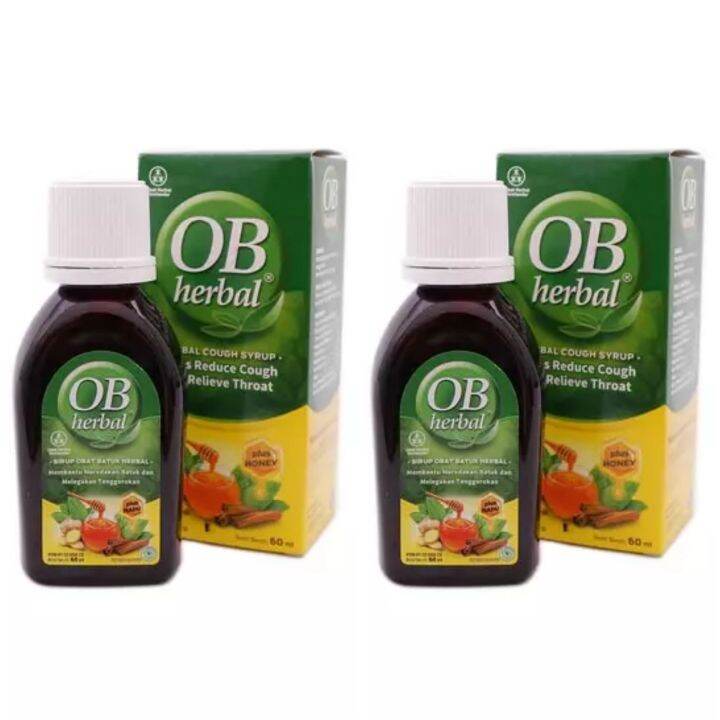 OB Herbal Sirup Obat Batuk 60 Ml Lazada Indonesia