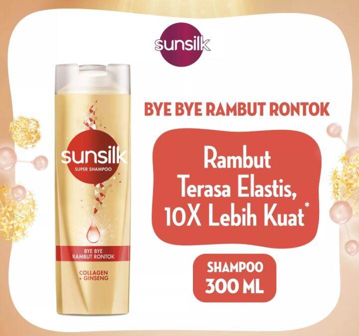 Sunsilk Super Shampoo Bye Bye Rontok Ml Rambut X Lebih Kuat With