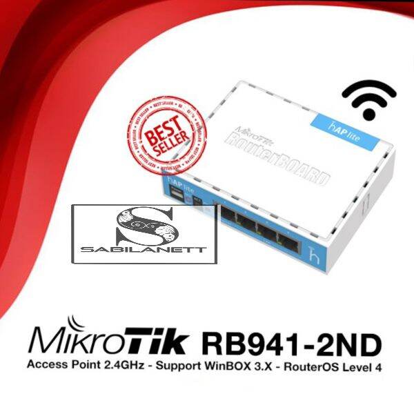 Mikrotik RB941 2nD Router Wireless Classic Home ACCES Points Lite HAP