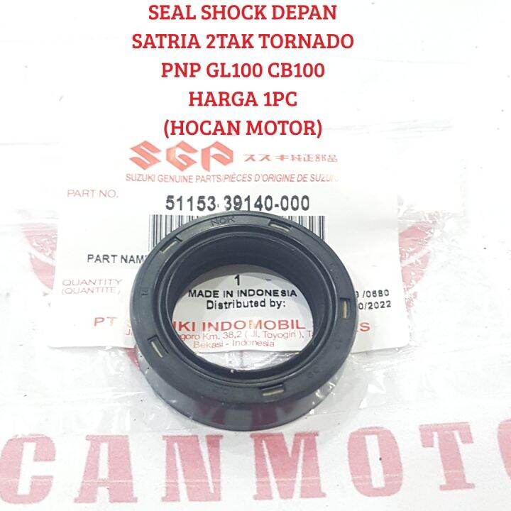 OIL SEAL SIL SHOCK DEPAN SATRIA 2TAK TORNADO PNP GL100 CB100 ASLI SGP