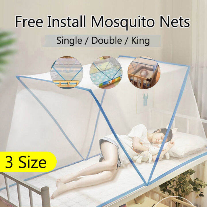 Foldable Mosquito Net Kulambo Free Install Mosquitero Net Bed Tent