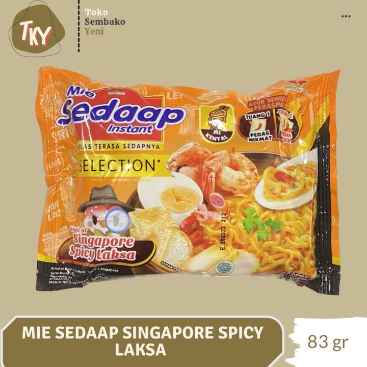 Mie Sedaap Selection Singapore Spicy Laksa Lazada Indonesia